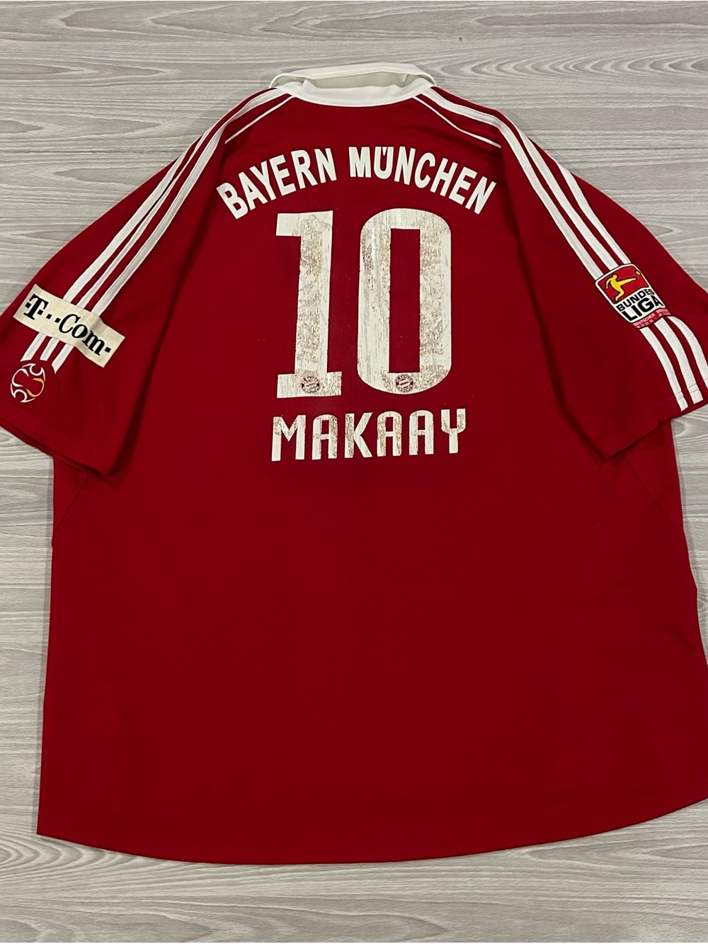 Adidas 2005/06 Bayern Munich Makaay #10 Soccer Jersey Bundesliga Men’s Size 2XL